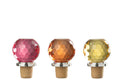 Bouchons Balle en Verre Jaune & Orange – Assortiment de 3