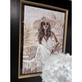TABLEAU FEMME BEIGE
