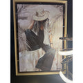 TABLEAU FEMME BEIGE