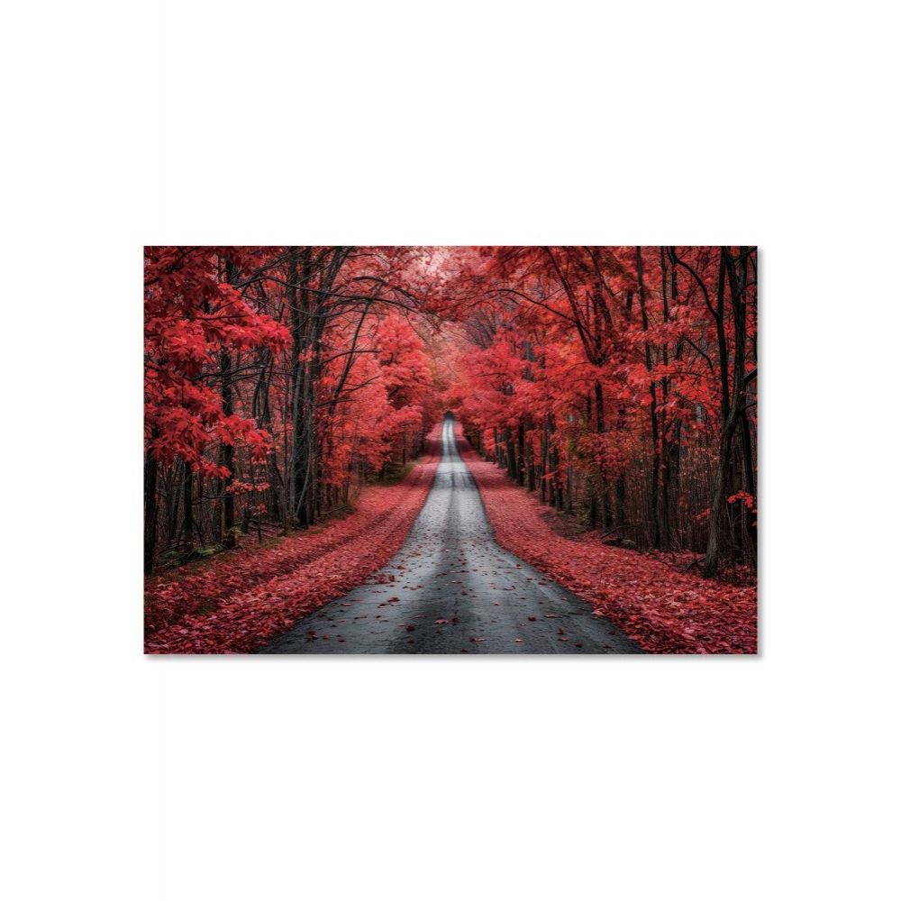 TABLEAU ROUTE ARBRE ROUGE