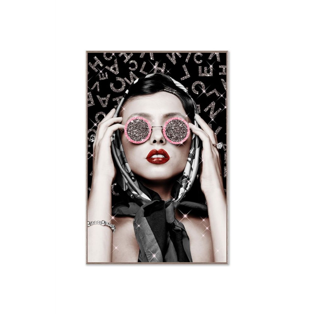 TABLEAU FEMME FOULARD