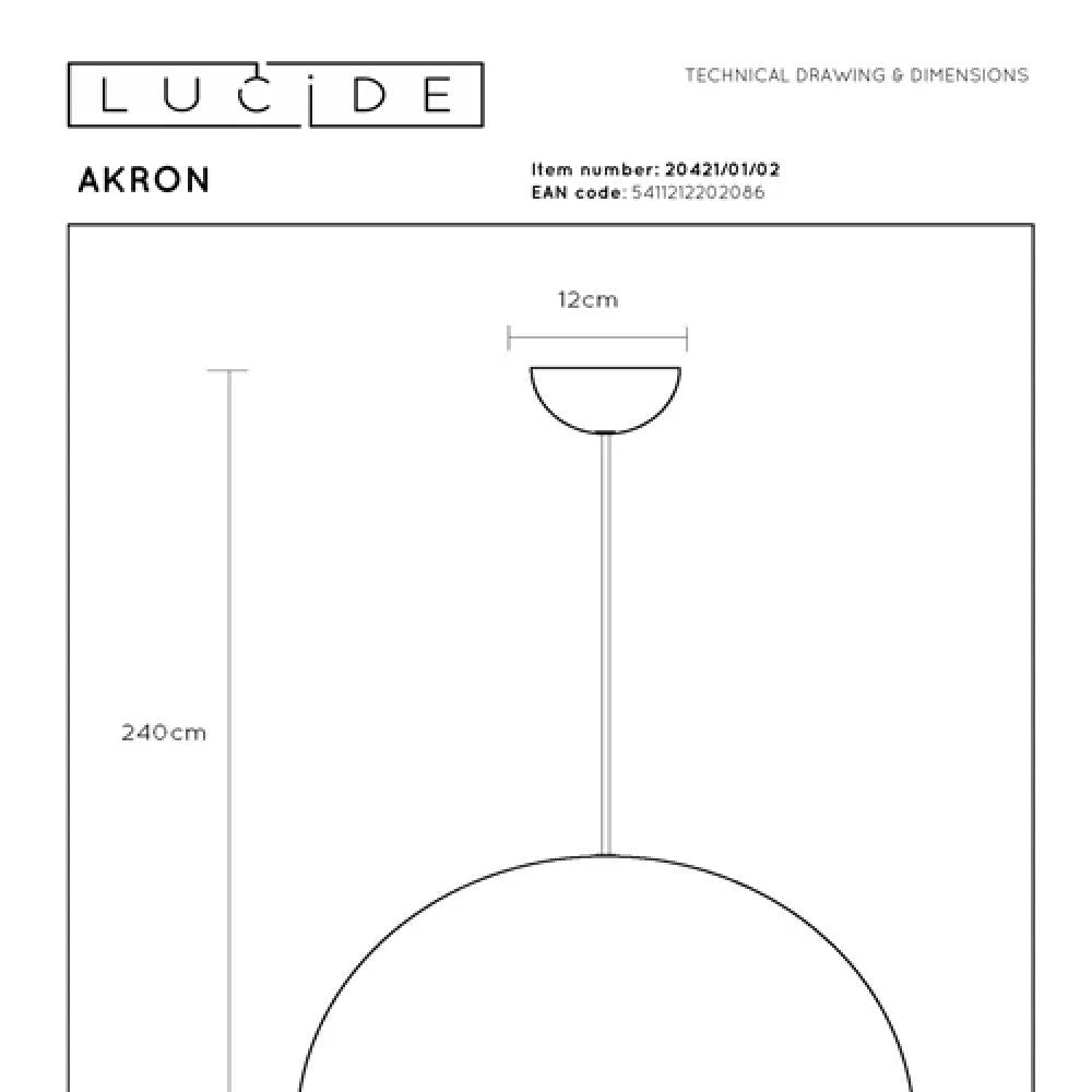SUSPENSION AKRON OR MAT/LAITON