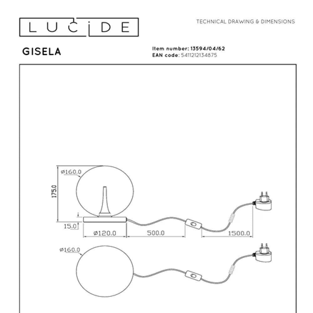 LAMPE DE TABLE GISELA